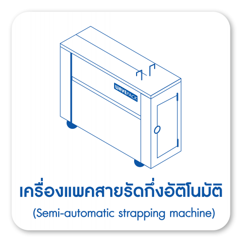 เครื่องแพคสายรัดกึ่งอัติโนมัติ